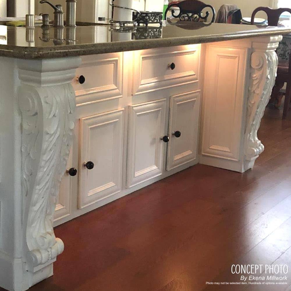 Extra Large Acanthus Wood Corbel M72484