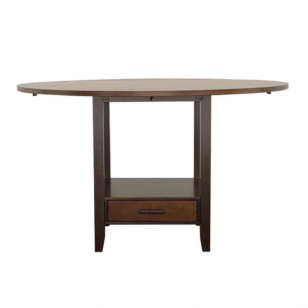 Wood Round Counter Height Drop Leaf Table X6105
