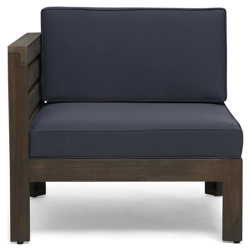 5 Piece Acacia Wood Sofa Set S43249