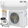 18,000 BTU 2 Zone Ductless Air Conditioner and Heat Pump I651677