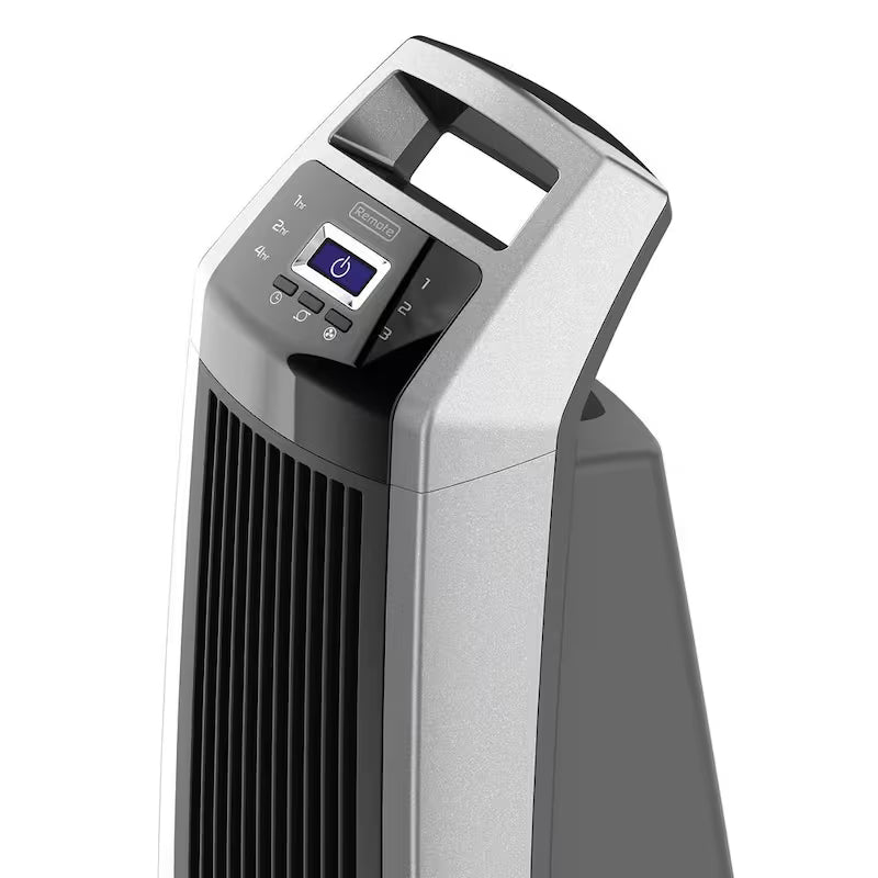3 Speed Gray Oscillating Tower Fan with Remote Control V9782