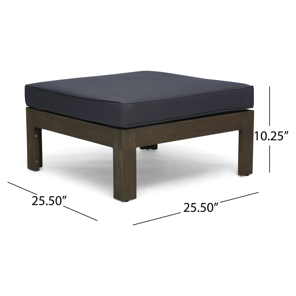 5 Piece Acacia Wood Sofa Set S43249