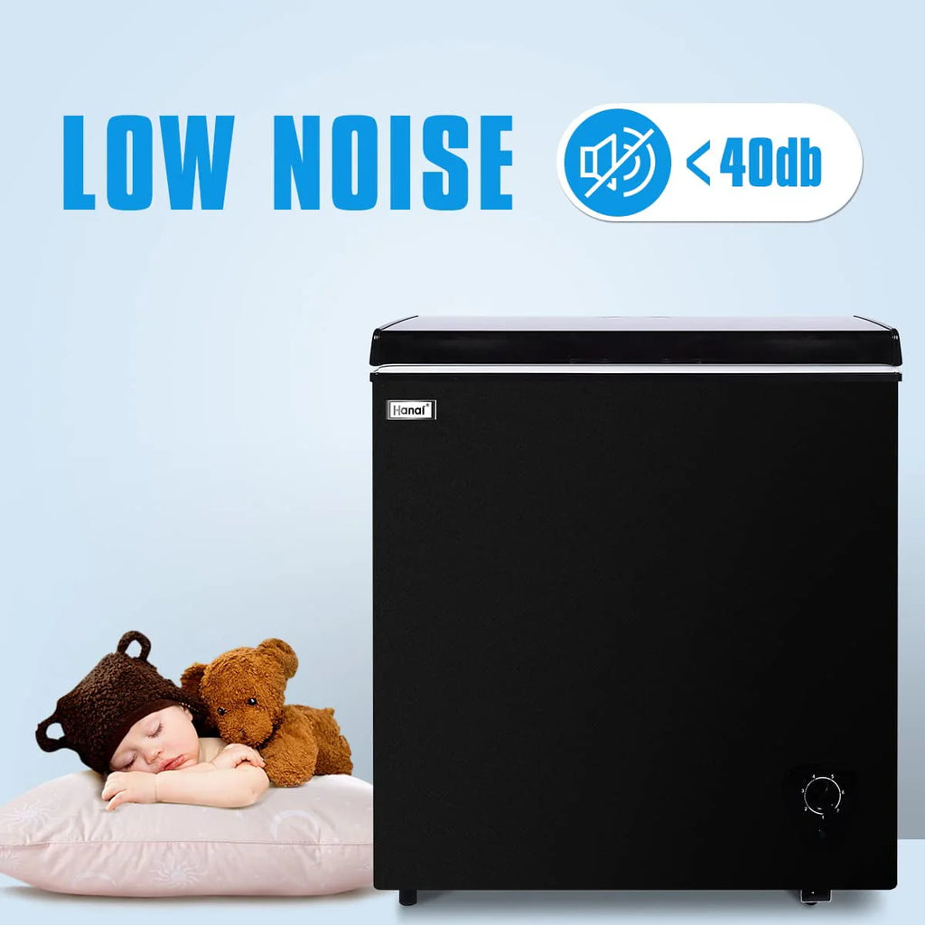 3.5 Cu ft Black Chest Freezer D5317