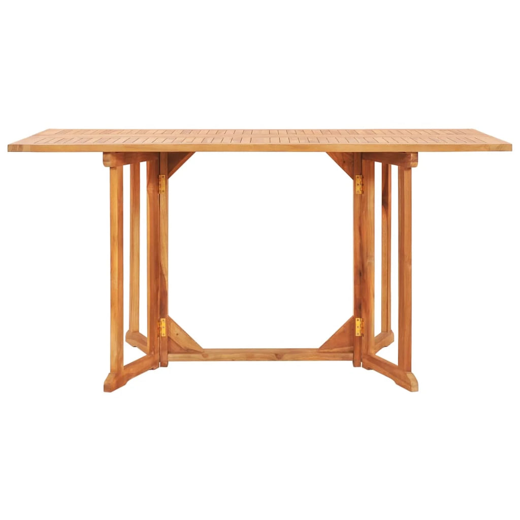 Folding Extendable Teak Wood Outdoor Dining Table X27202