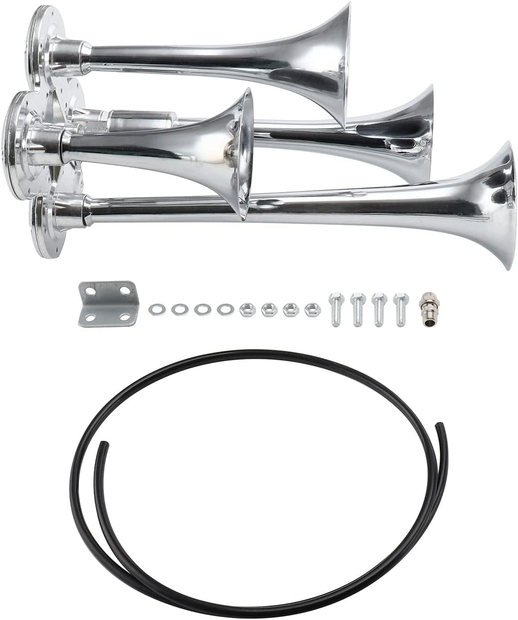 Silver Pack of 2 12V Horn Kit K383746