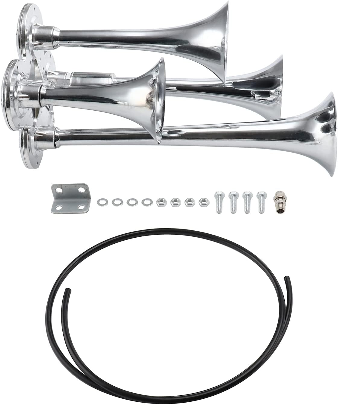 Silver Pack of 2 12V Horn Kit K383746