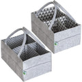 Baby Diaper Caddy Organizer Set of 2 with Handles N34606