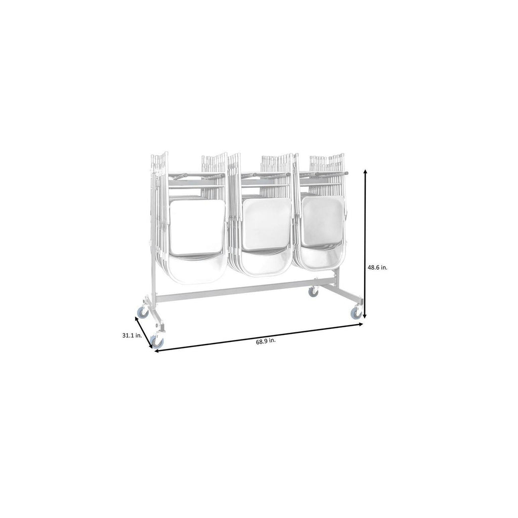 Heavy Duty Folding Chair Trolley Cart E75383