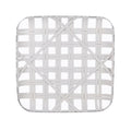 Vintage White Bamboo Basket L2286