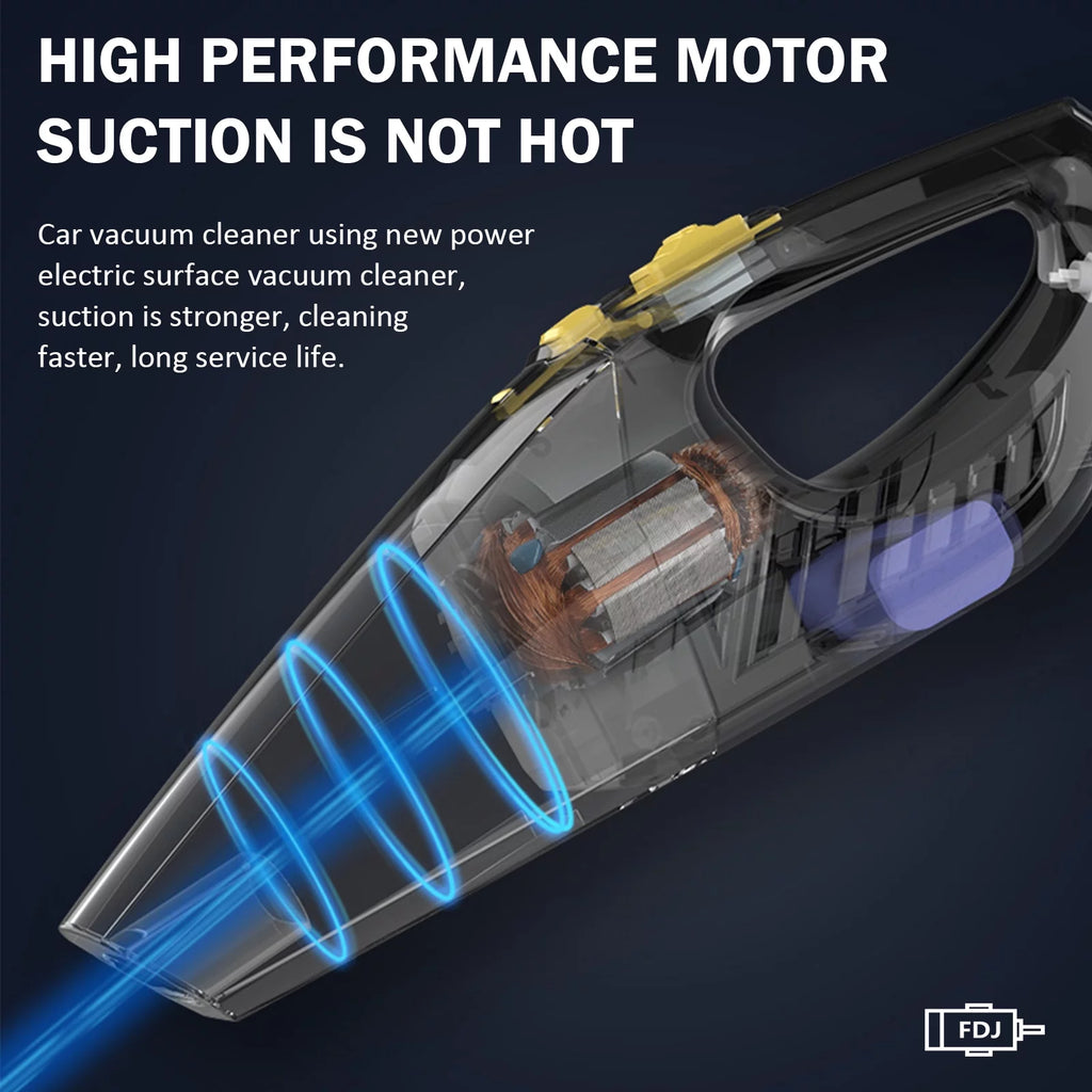 Wireless Handheld Vacuum Cleaner Portable Strong Suction Dry Wet Vacuum Sweeper M335951