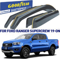 Shatterproof in-Channel Window Deflectors 4 pcs F4801