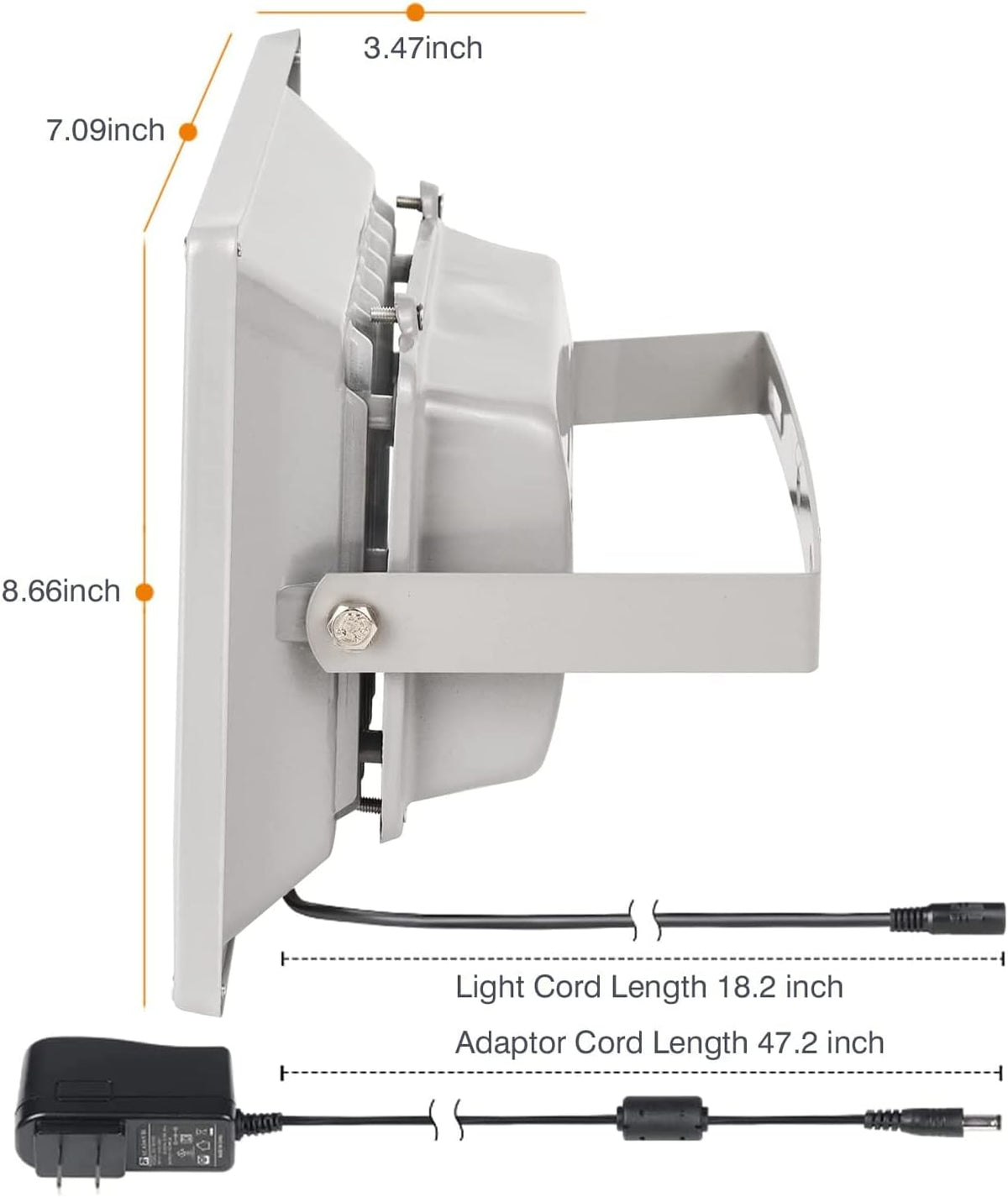 IR Illuminator 850nm 30-LEDs Waterproof Metal Housing Q79651