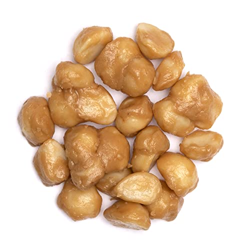 Sweet Glazed Coconut Dry Roasted Half and Whole Macadamia Nuts W1499