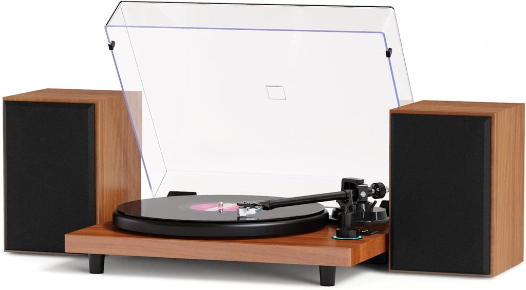 Bluetooth Record Player with Speakers E339