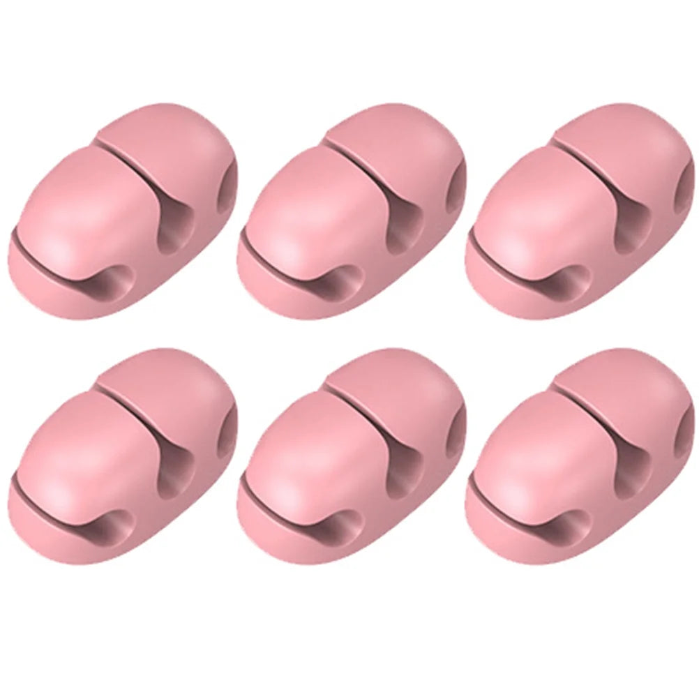6 Pcs Self Adhesive Cord Clips S715