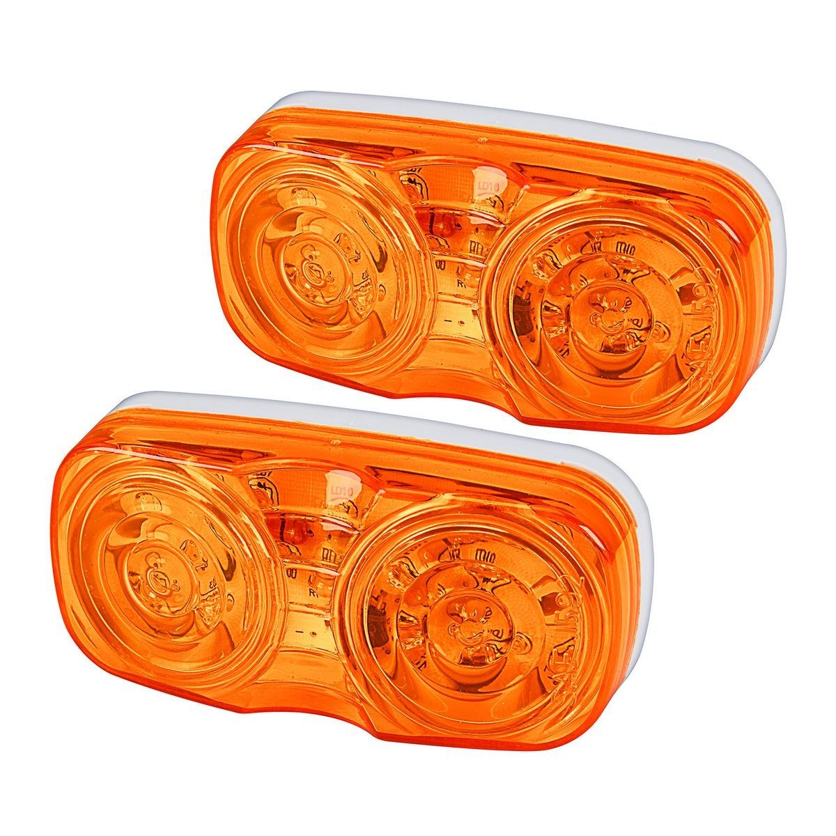 Amber LED Clearance Marker Lamps, 2 Pack S67608