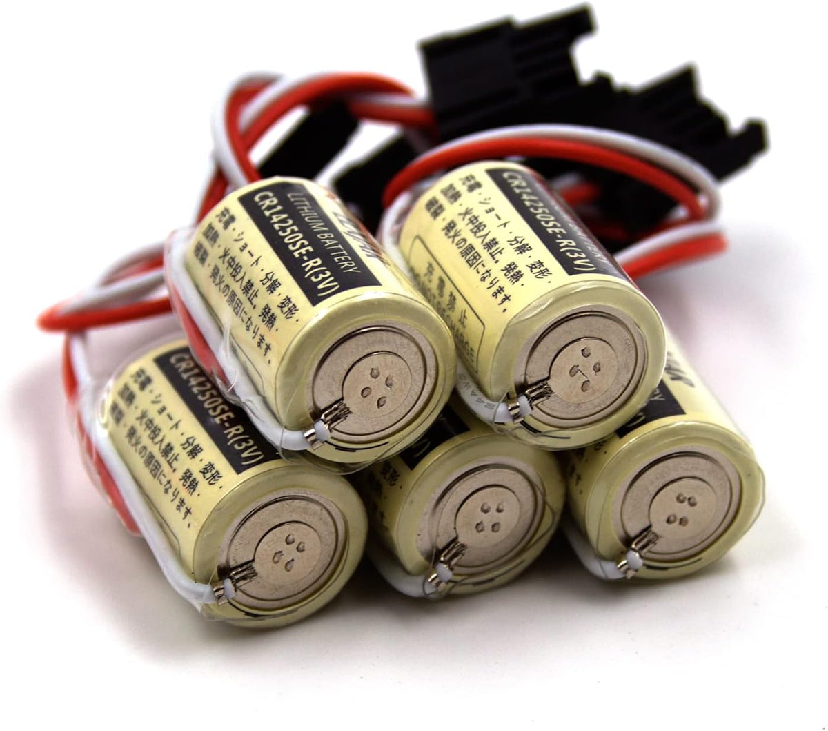 (5-Pack) 3V 1100mAh Replacement PLC Battery for SLC-500 Series Controls Pack of 2 Y261