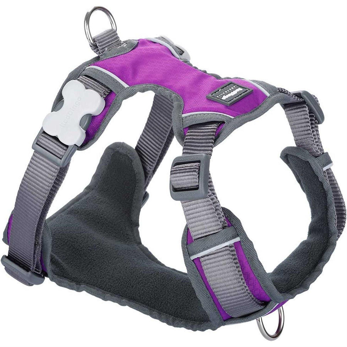 Red Dingo Padded Dog Harness T2532