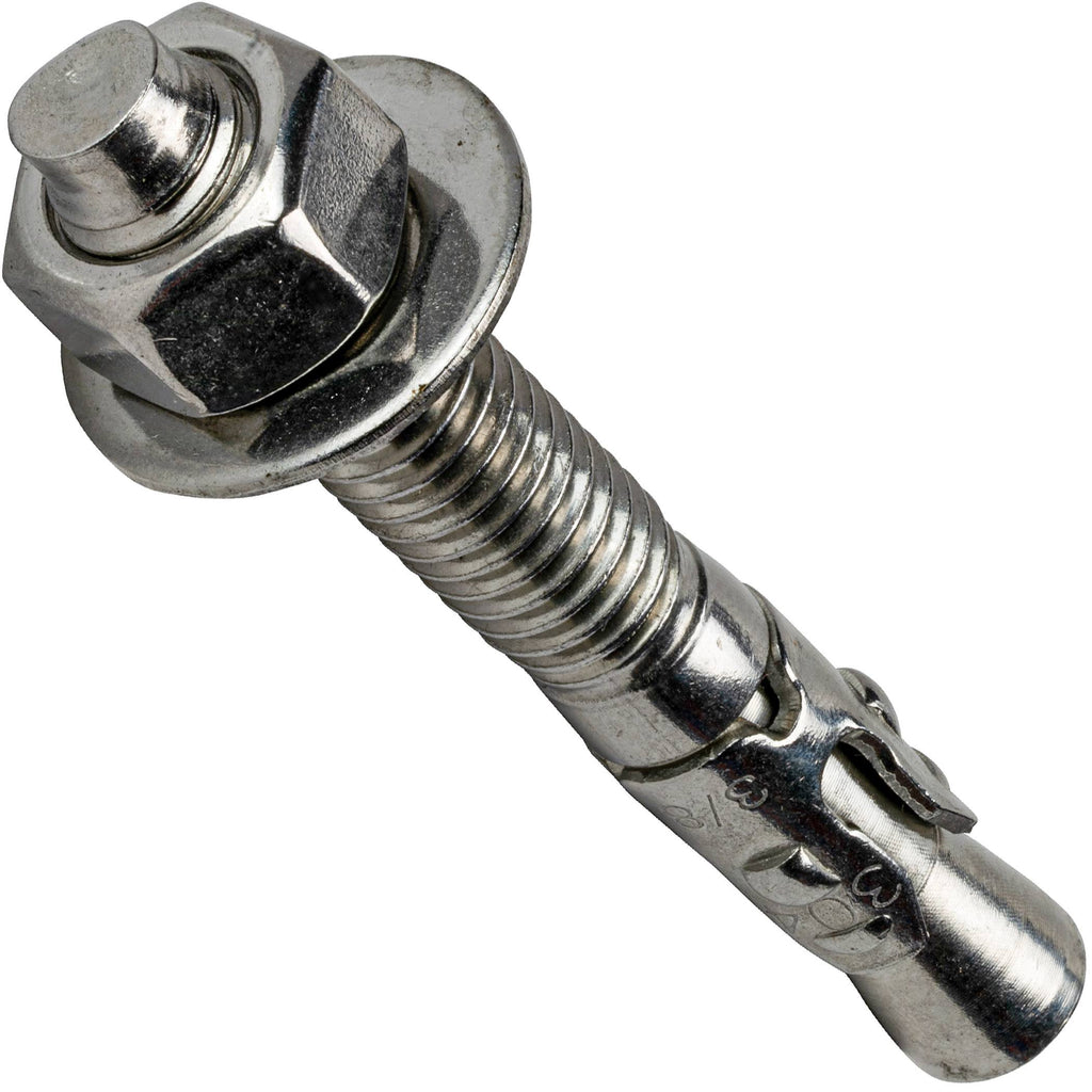 5/8x22 x 3-1/2x22 Stainless Steel 304 Wedge Anchors Qty 25 T2861