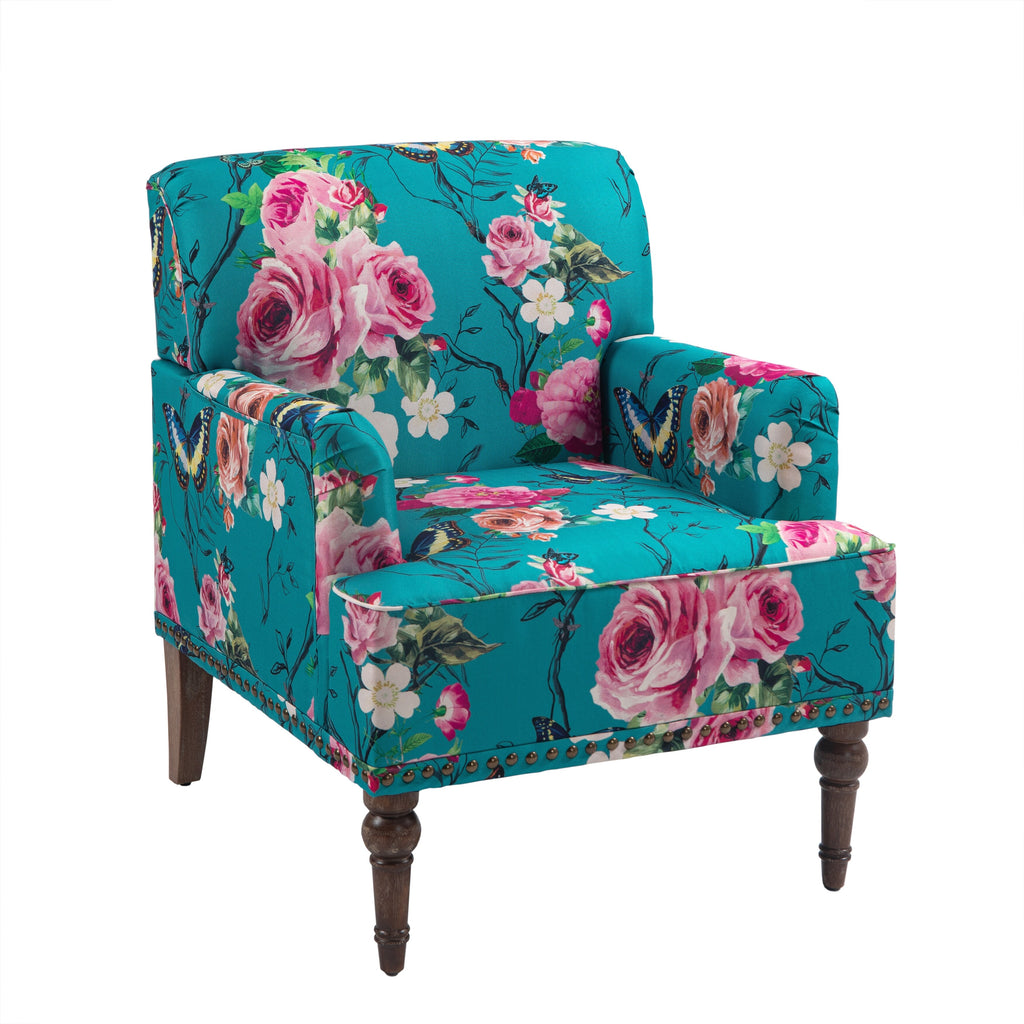 Modern Patterned Striped Accent Armchair H9639