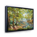 Black Floater Frame Canvas Painting G4102