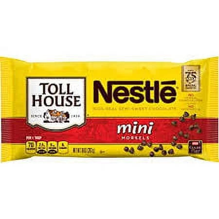 Semi-Sweet Chocolate Chip Mini Morsels 10 Oz. Bag (Pack of 2) B97642