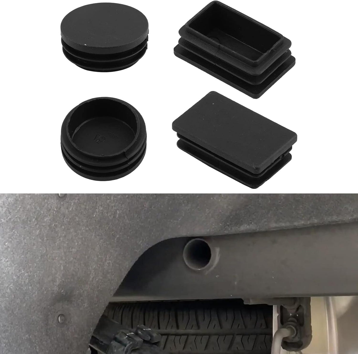 Rear Wheel Well Hole Cover Cap 4PCS X5922
