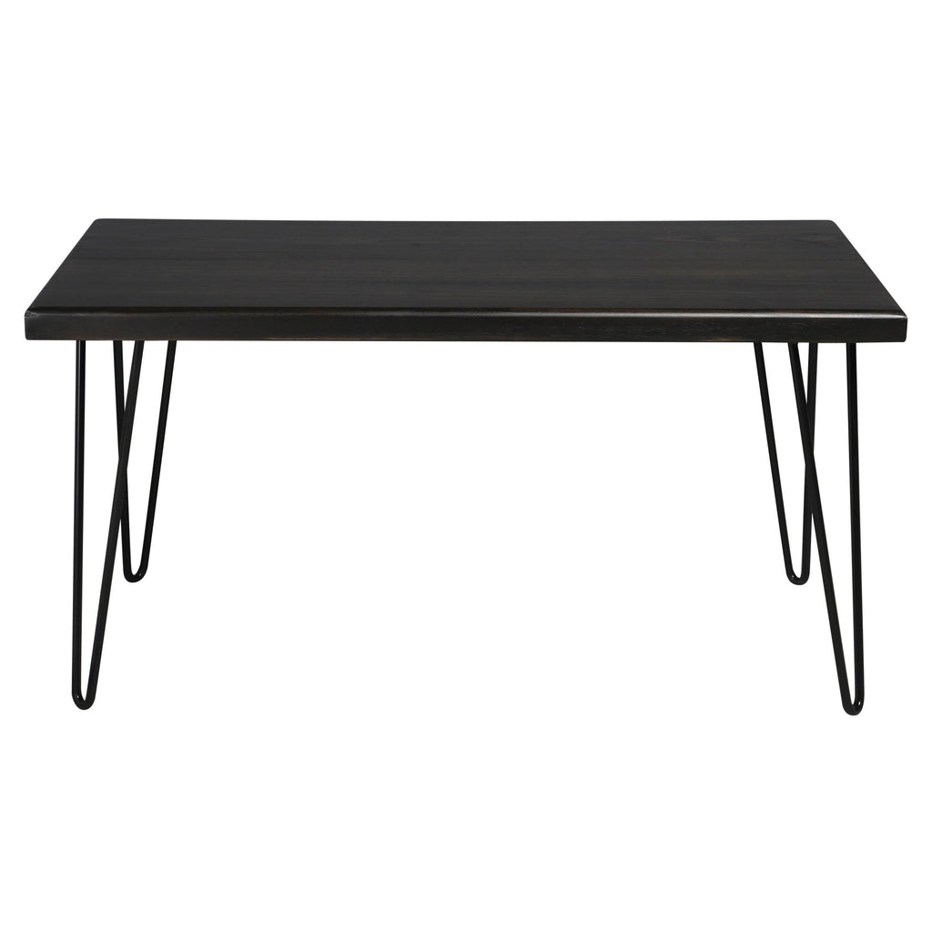 Dark Brown Wood Bench S817726