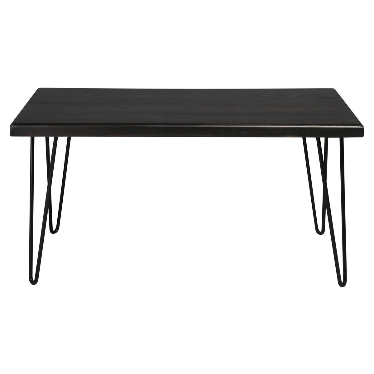 Dark Brown Wood Bench S817726