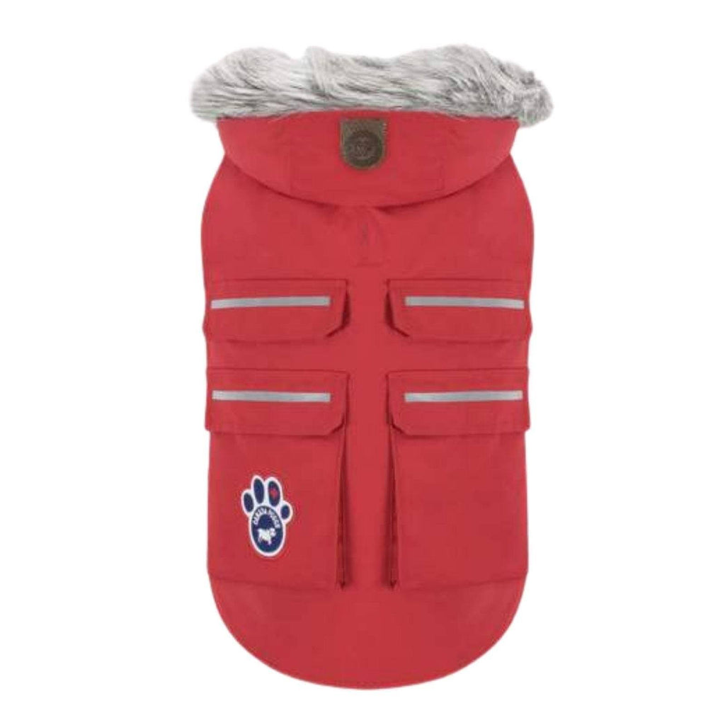 Red Reflective Dog Jacket Q827518