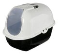 Comfy Cat Covered Sandpit Black and White 40x51x38 cm M157228