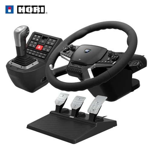 Truck Control System with Force Feedback Steering Wheel, Shifter Control Panel, & Pedals O21013