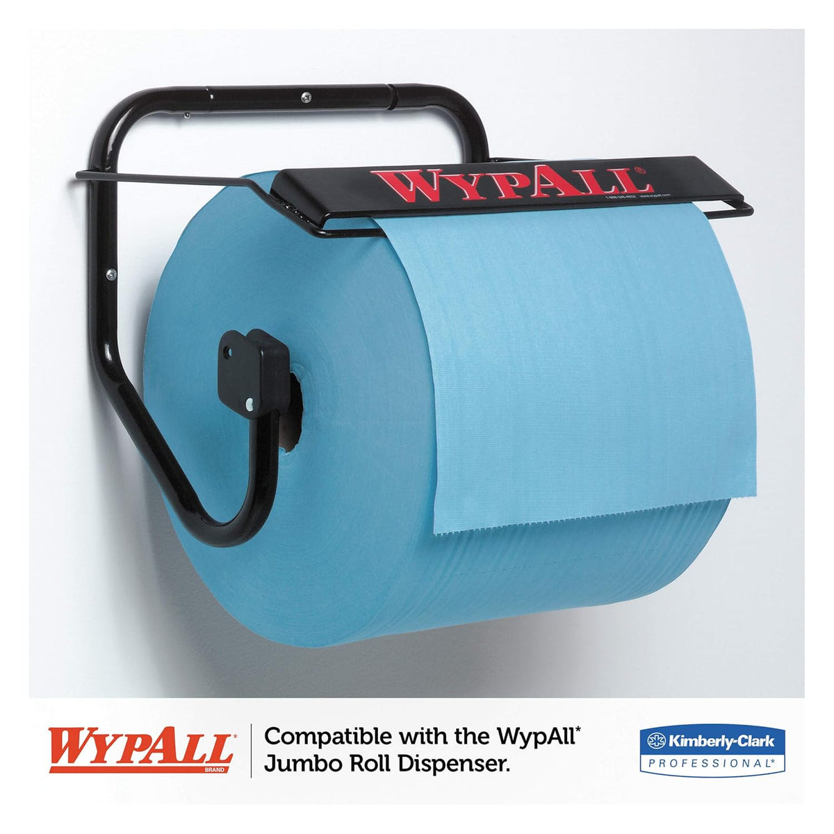 X80 Reusable Wipes Jumbo Roll, Blue, 475 Sheets / Roll Y519929