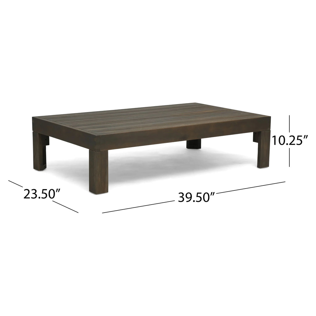 5 Piece Acacia Wood Sofa Set S43249