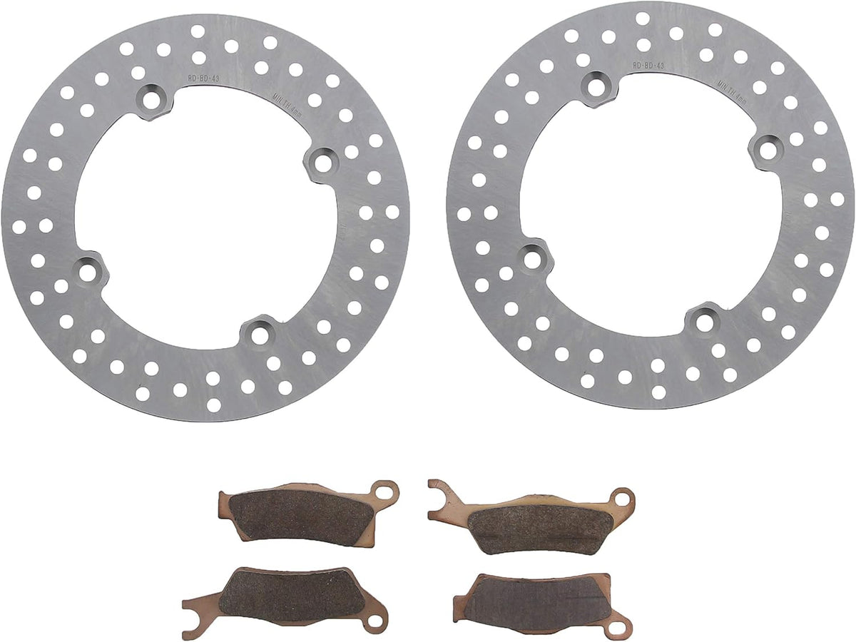 Front Brake Rotors Discs and Brake Pads N6885