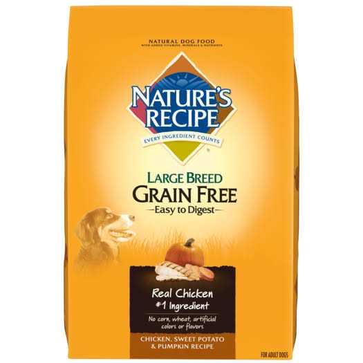 Large Breed Grain-Free Chicken Sweet Potato Pumpkin Dry Dog Food F2242