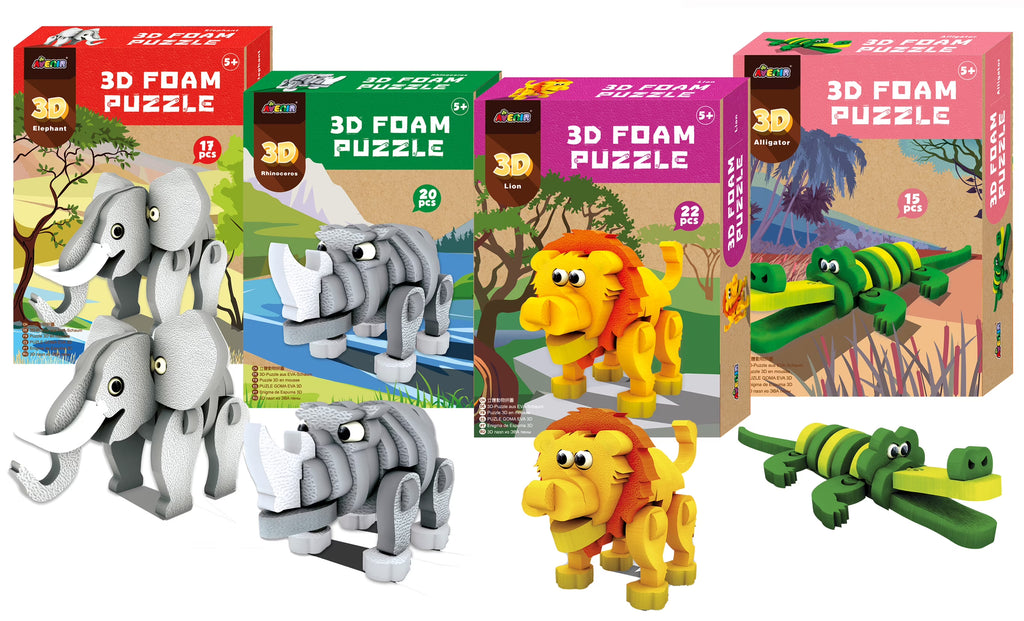 3D Foam Model Art Elephant R495