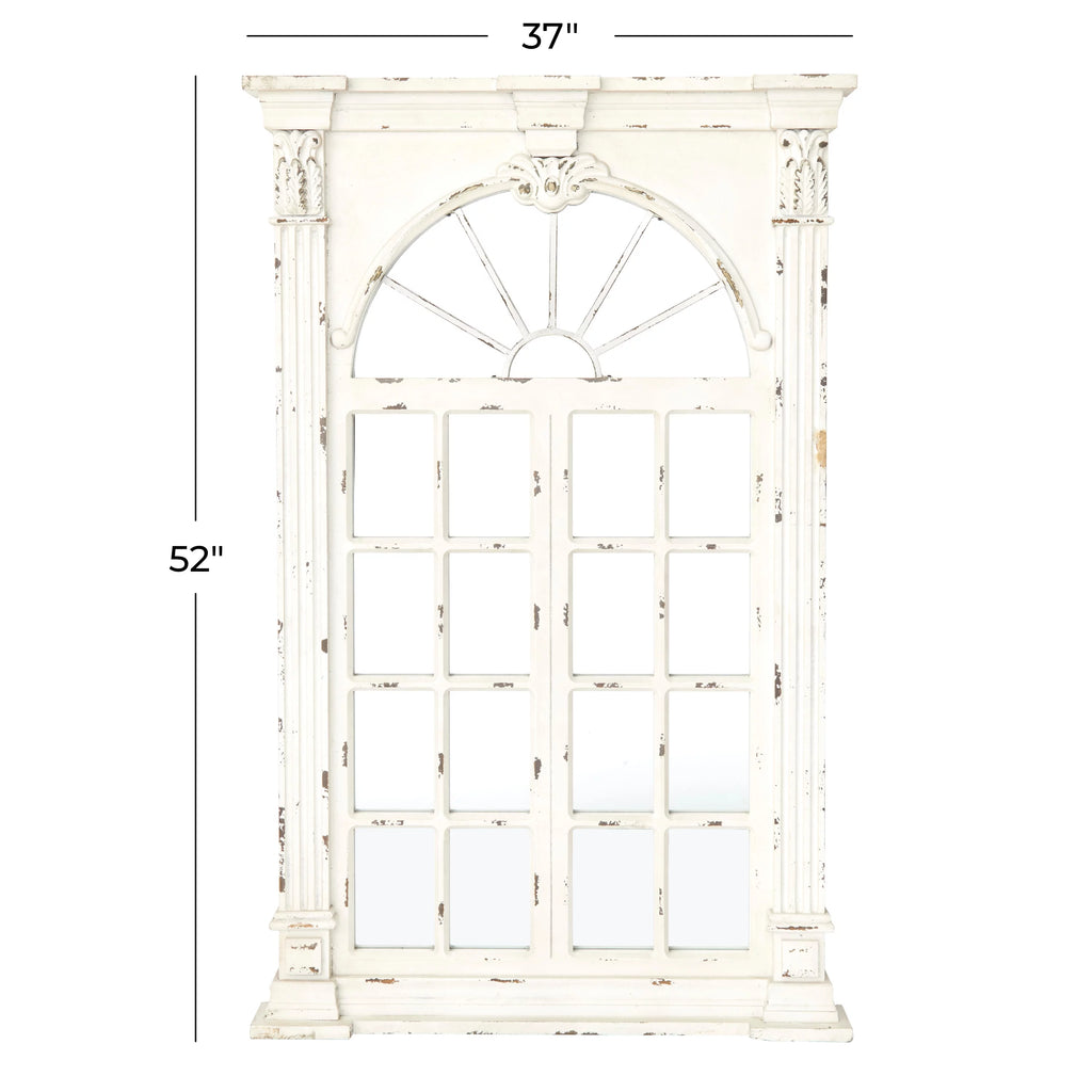 Cream Arched Wall Mirror S897