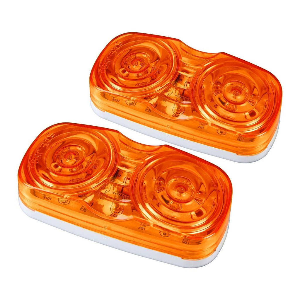 Amber LED Clearance Marker Lamps, 2 Pack S67608
