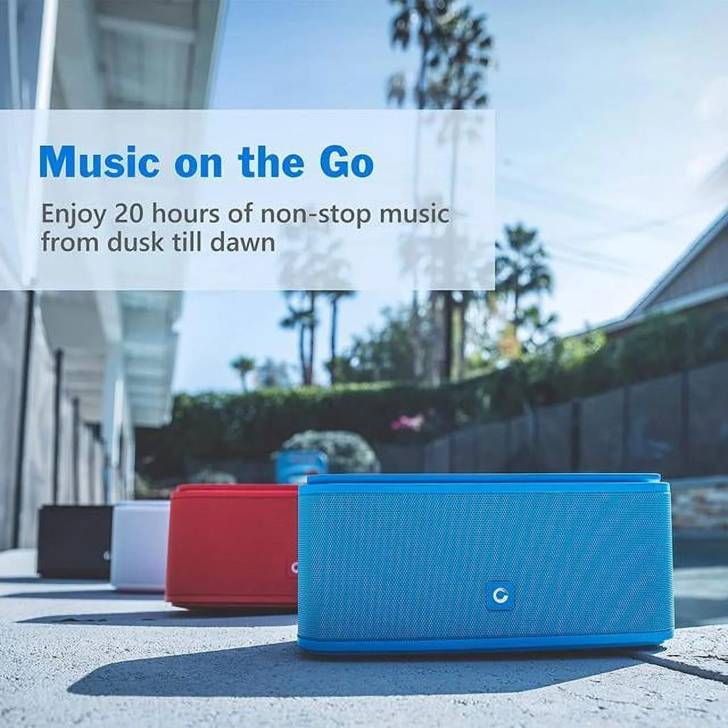 Portable Wireless Bluetooth Speaker with 24 Hour Playtime, Touch Control, IPX6 Waterproof, Black K4445