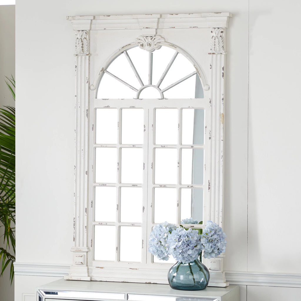 Cream Arched Wall Mirror S897