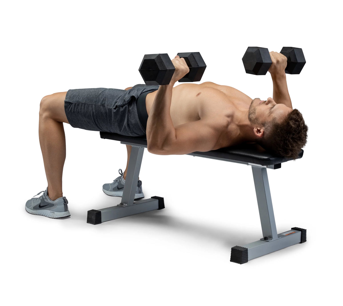25lb Rubber Hex Dumbbell I6944