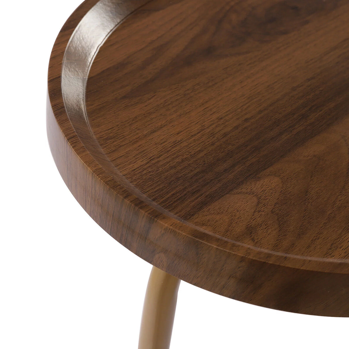 Gold Metal End Table 24 inch A716167