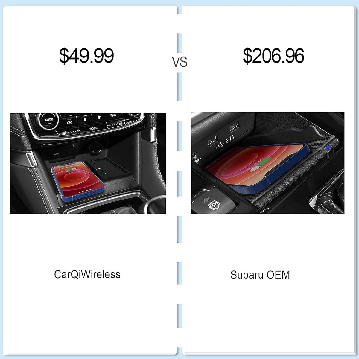 Wireless Charger Center Console Organizer Pack of 2 U48724
