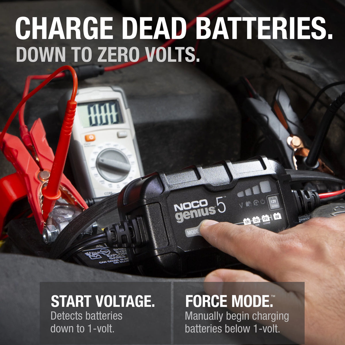 6V/12V 5A Smart Battery Charger and Maintainer P7164