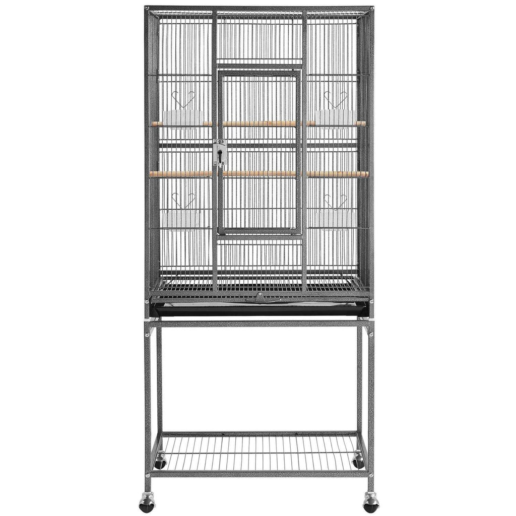 Metal Bird Cage with Rolling Detachable Stand S708