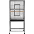 Metal Bird Cage with Rolling Detachable Stand S708