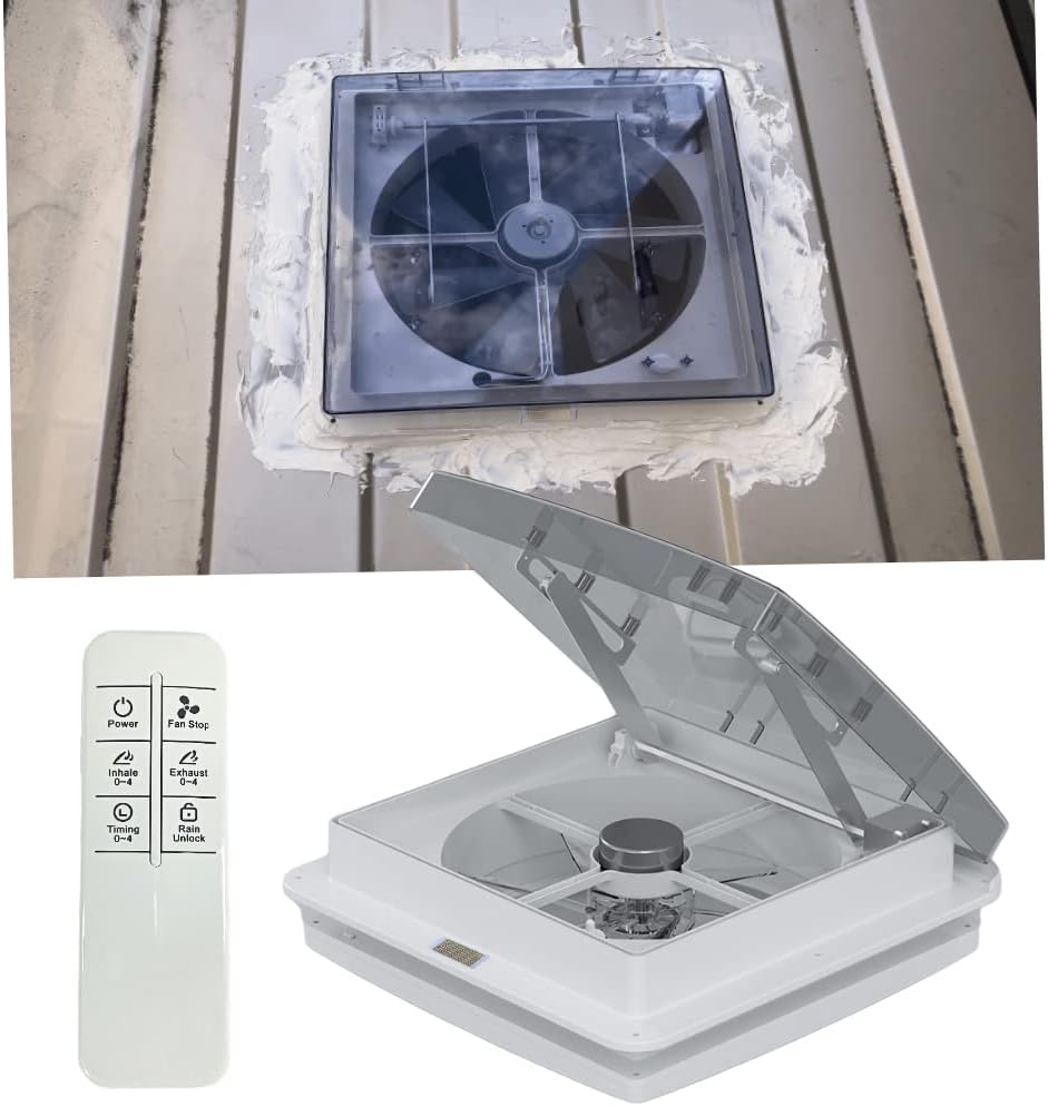 12V RV Roof Vent Fan with Remote A921432