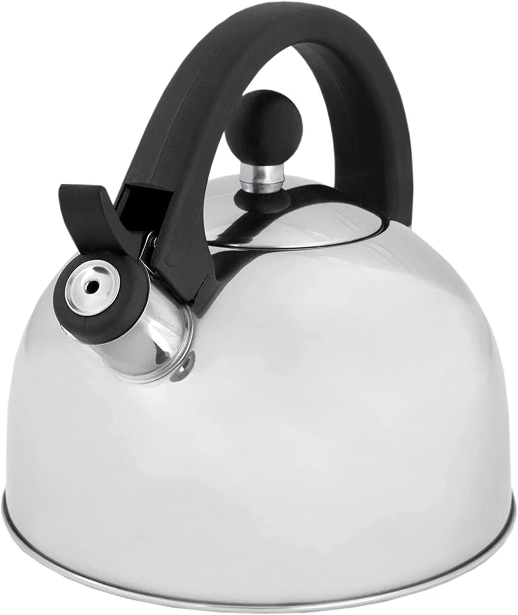 Matte Stainless Steel Stovetop Tea Kettle, 85 Oz 2.5 L C38617