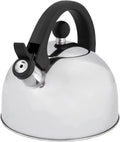 Matte Stainless Steel Stovetop Tea Kettle, 85 Oz 2.5 L C38617